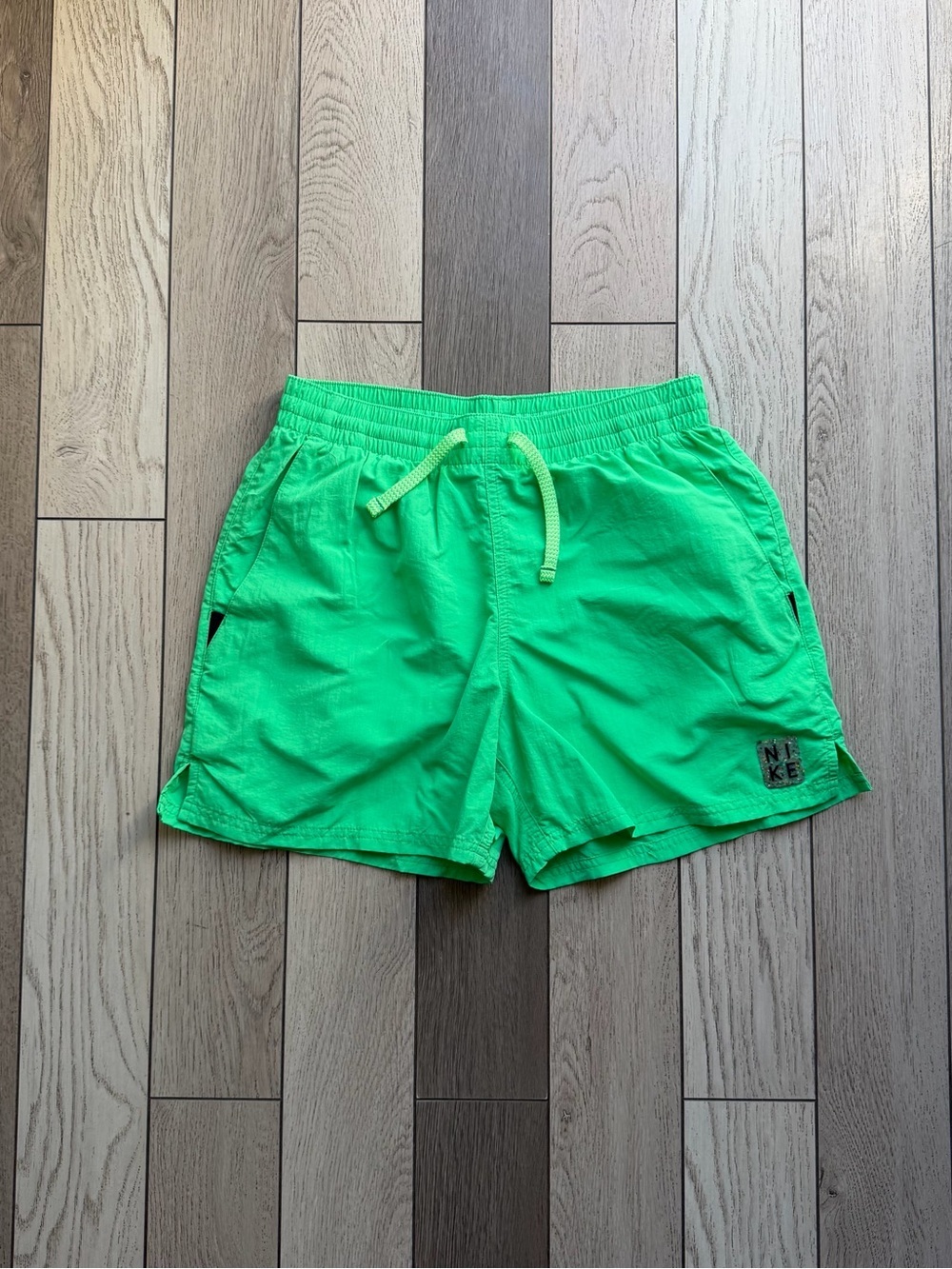 Nike Men’s Neon Green Swim Trunks size S